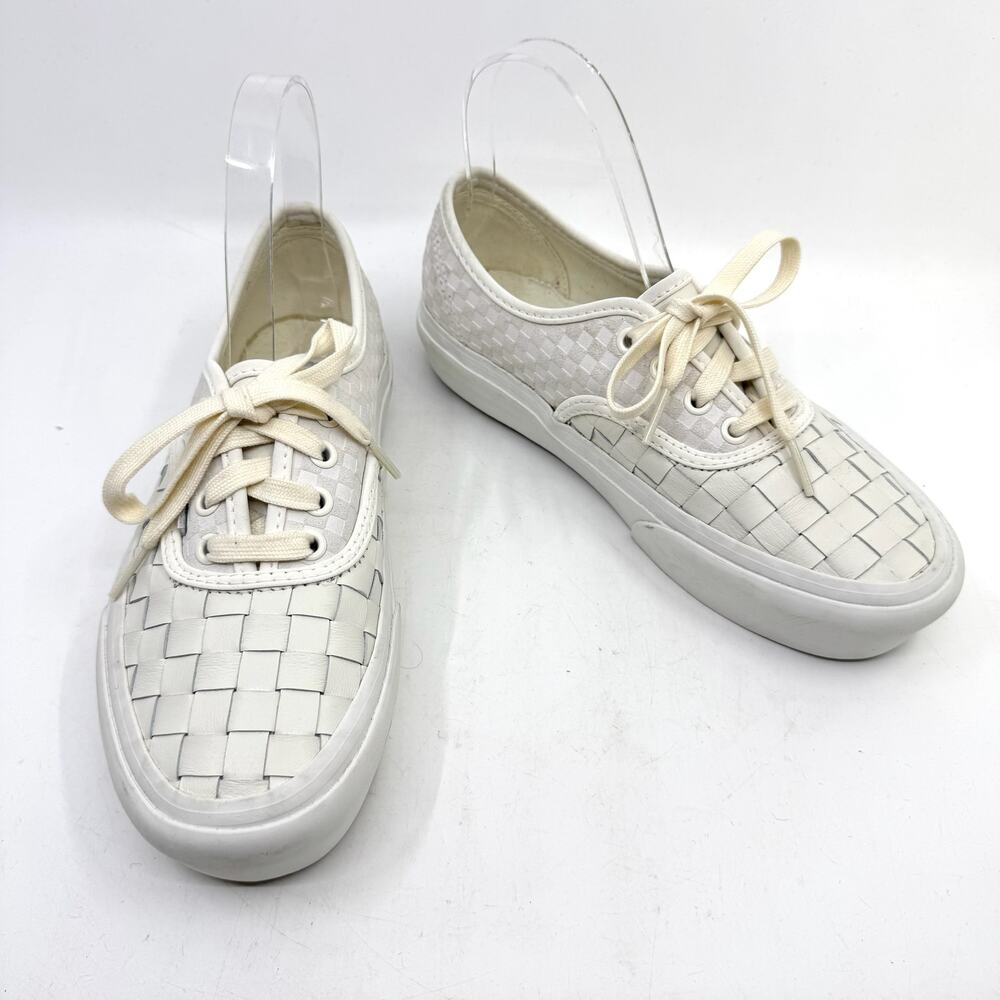 NWOT VANS Authentic Platform 2.0 Woven Leather